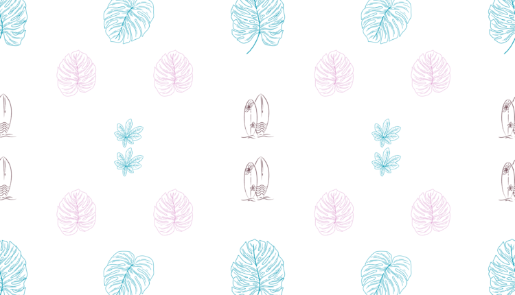 Cool and Light Tropical Pattern