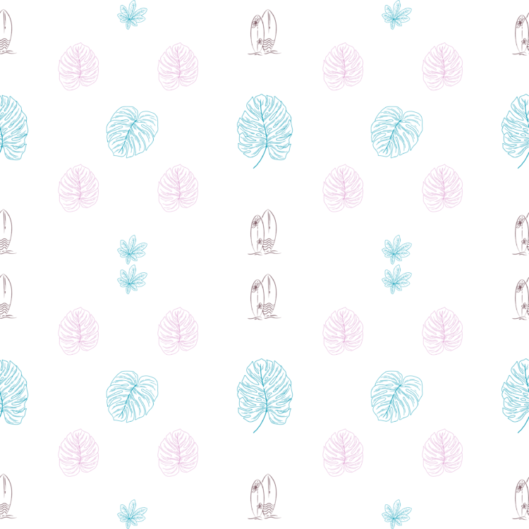 Cool and Light Tropical Pattern